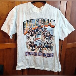DENVER BRONCOS Graphic T-Shirt - White
